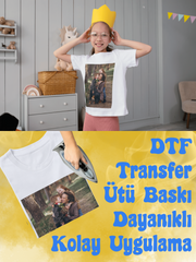 Kişiye Özel Baskı - Ütü Baskı - Boyut Seçin