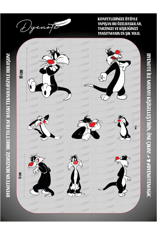 Sylvester DTF Transfer Kağıdı A4 - Ütüyle Yapıştır