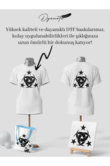 H Monogram Beyaz Harf Seti - Ütüyle Yapıştır - 19x26 CM