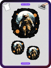 Astronot 6 DTF Transfer Kağıdı A4 - Ütüyle Yapıştır