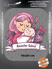 Anneler Günü 3 - Ütüyle Yapıştır - 19x20 CM