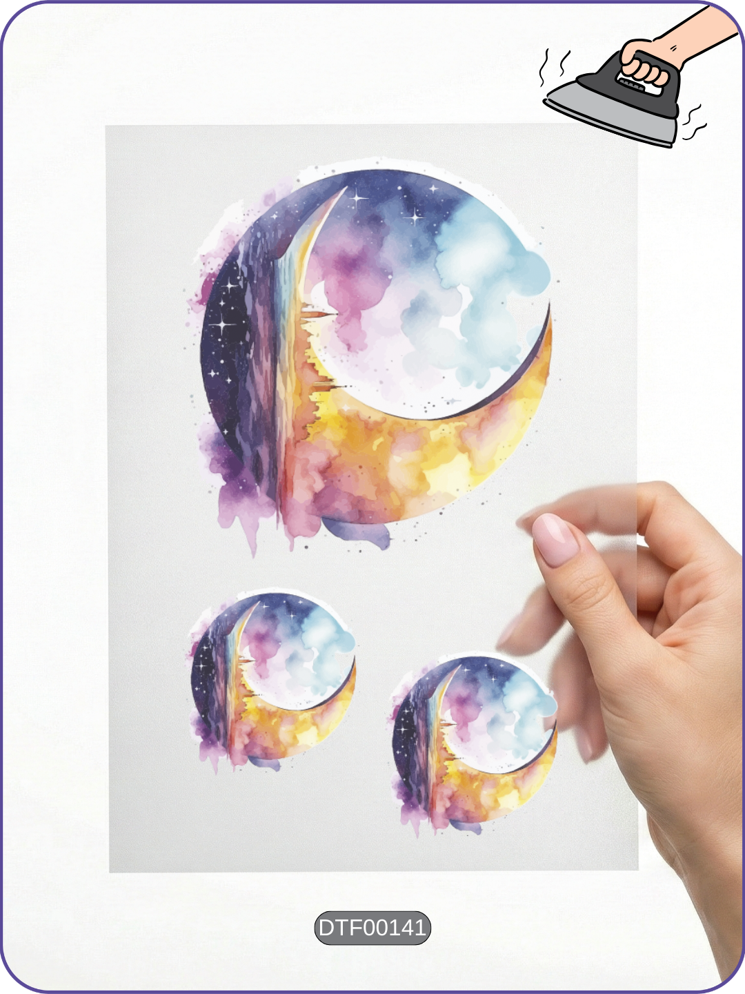 Ay 2 DTF Transfer Kağıdı A4 - Ütüyle Yapıştır Ürün ana görseli