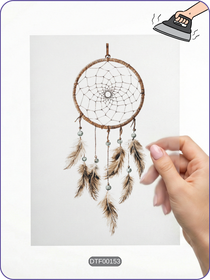 Dreamcatcher Vintage DTF Transfer Kağıdı A4 - Ütüyle Yapıştır