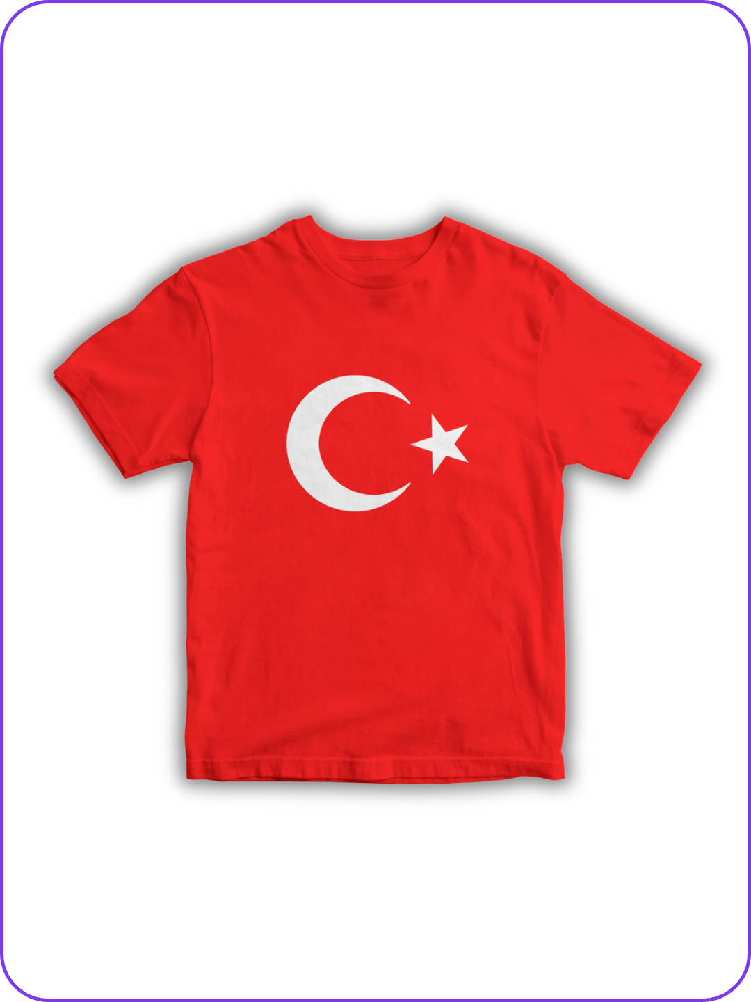 23 Nisan Temalı Kırmızı Çocuk Tişört