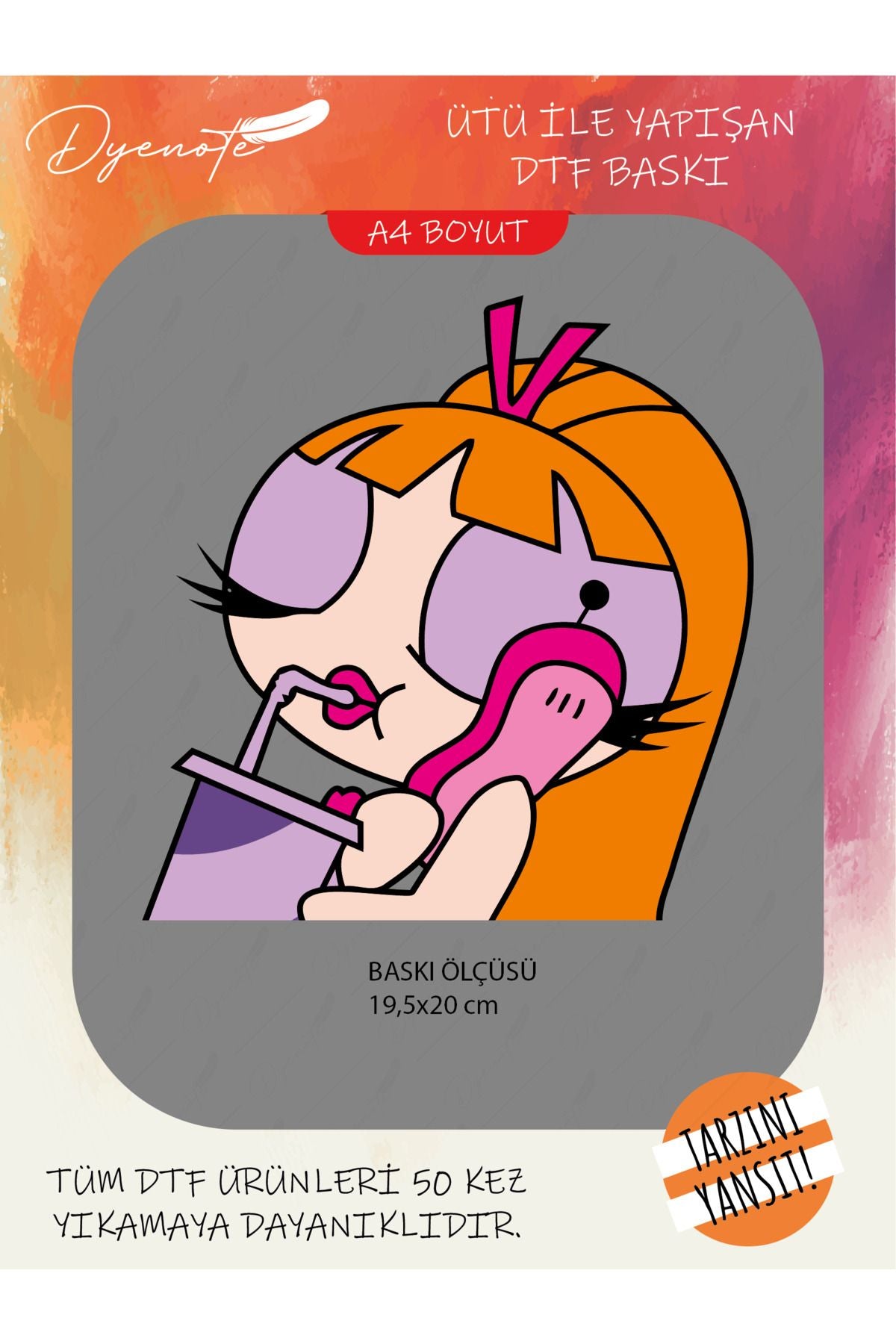 Powerpuff Girls 4 DTF Transfer Kağıdı A4 - Ütüyle Yapıştır