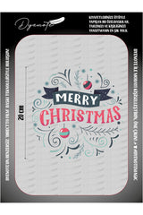 Yılbaşı Merry Christmas 12 DTF Transfer Kağıdı A4 - Ütüyle Yapıştır