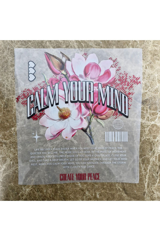 Calm Your Mind DTF Transfer Paper A4 - Iron-On