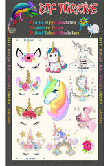 Unicorn 1 DTF Transfer Kağıdı A4 - Ütüyle Yapıştır