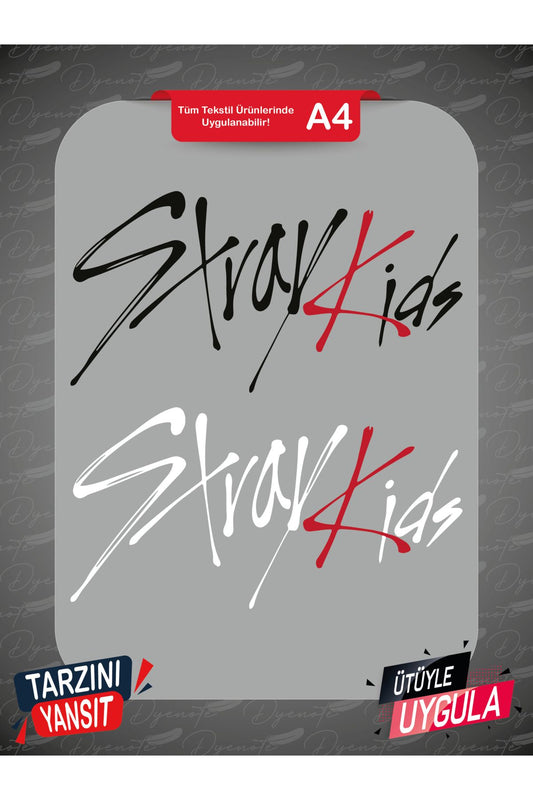 Stray Kids 1 DTF Transfer Kağıdı A4 - Ütüyle Yapıştır
