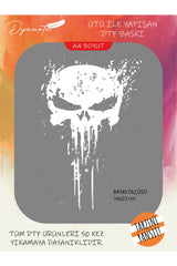 Punisher DTF Transfer Kağıdı A4 - Ütüyle Yapıştır