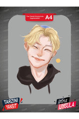 SUNSHINE Felix Stray Kids DTF Transfer Kağıdı A4 - Ütüyle Yapıştır