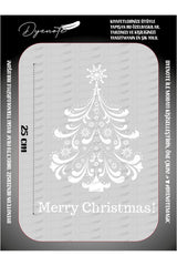 Yılbaşı Merry Christmas 2 DTF Transfer Kağıdı A4 - Ütüyle Yapıştır