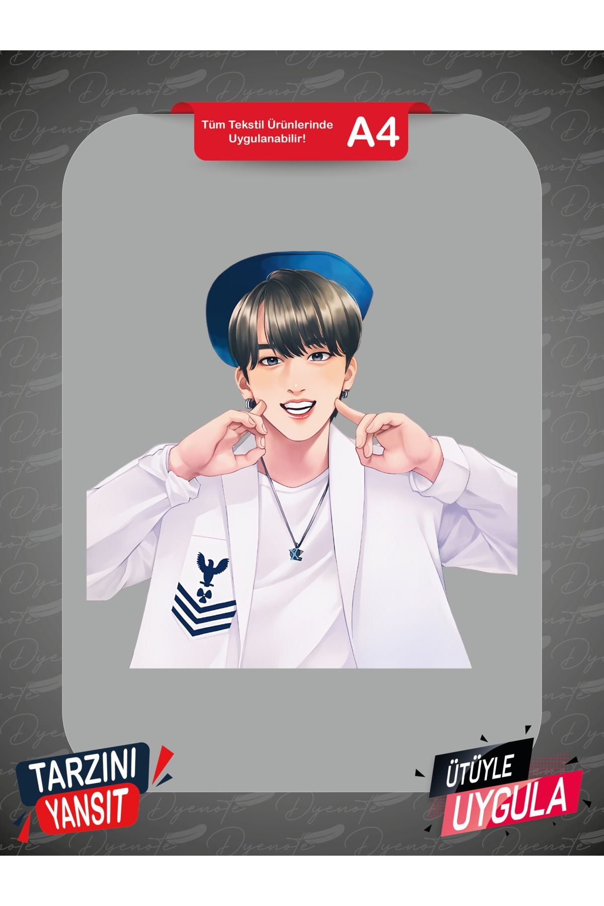 Stray Kids ChangBin DTF Transfer Kağıdı A4 - Ütüyle Yapıştır