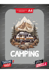 Camping DTF Transfer Kağıdı A4 - Ütüyle Yapıştır - Dyenote