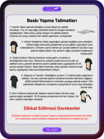 Dağ Başında Duman Varmış Baskı - Ütüyle Yapıştır