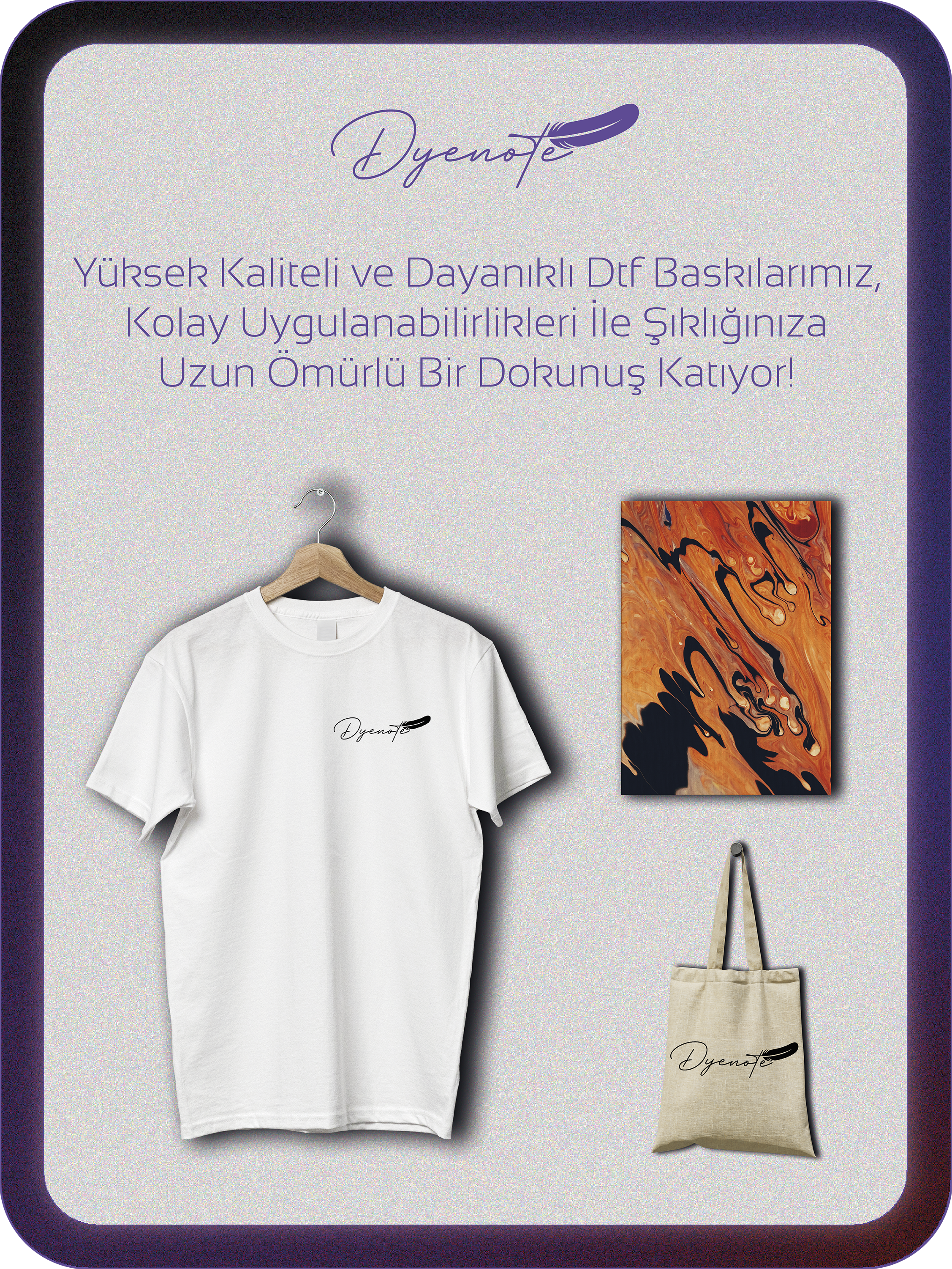 Moana 1 DTF Transfer Kağıdı A4 - Ütüyle Yapıştır - Dyenote