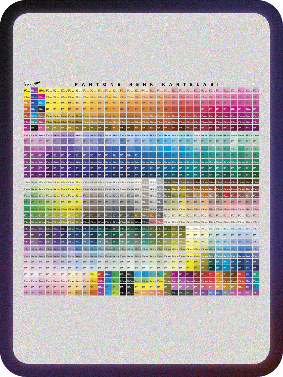 UV DTF TRANSFER BASKI RENK KARTELASI Ürün ana görseli