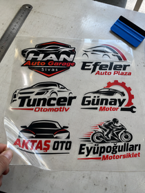 Ultra Clear Baskes Etiket – Kişiye Özel Şeffaf Sticker Baskı