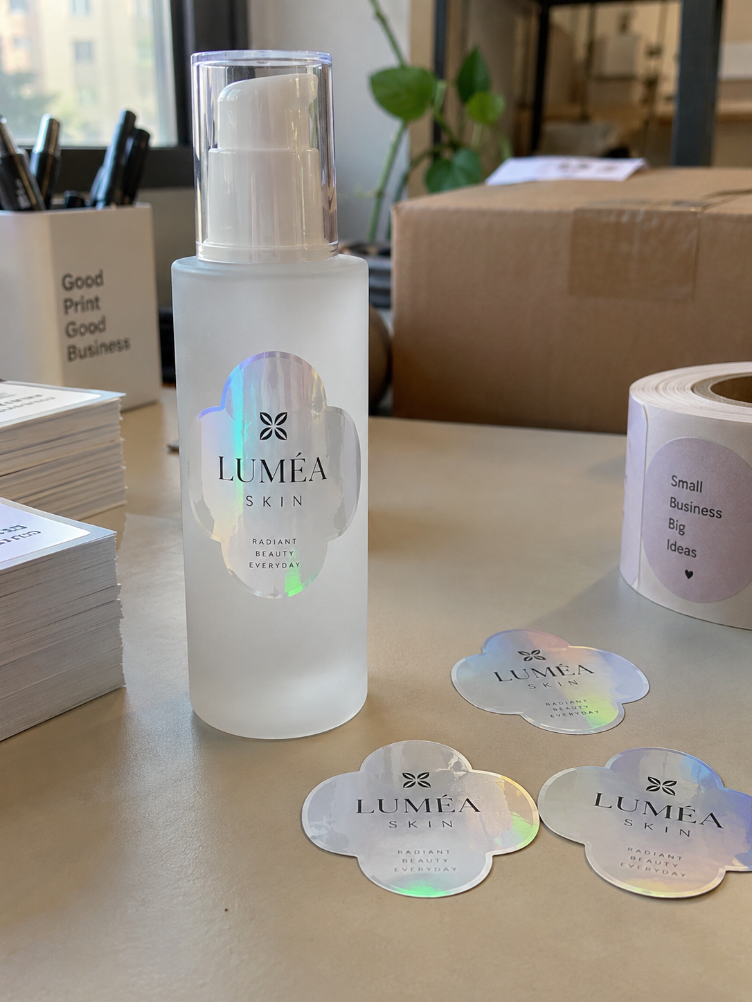 Hologram Folyo Baskes Etiket – Kişiye Özel Holografik Sticker