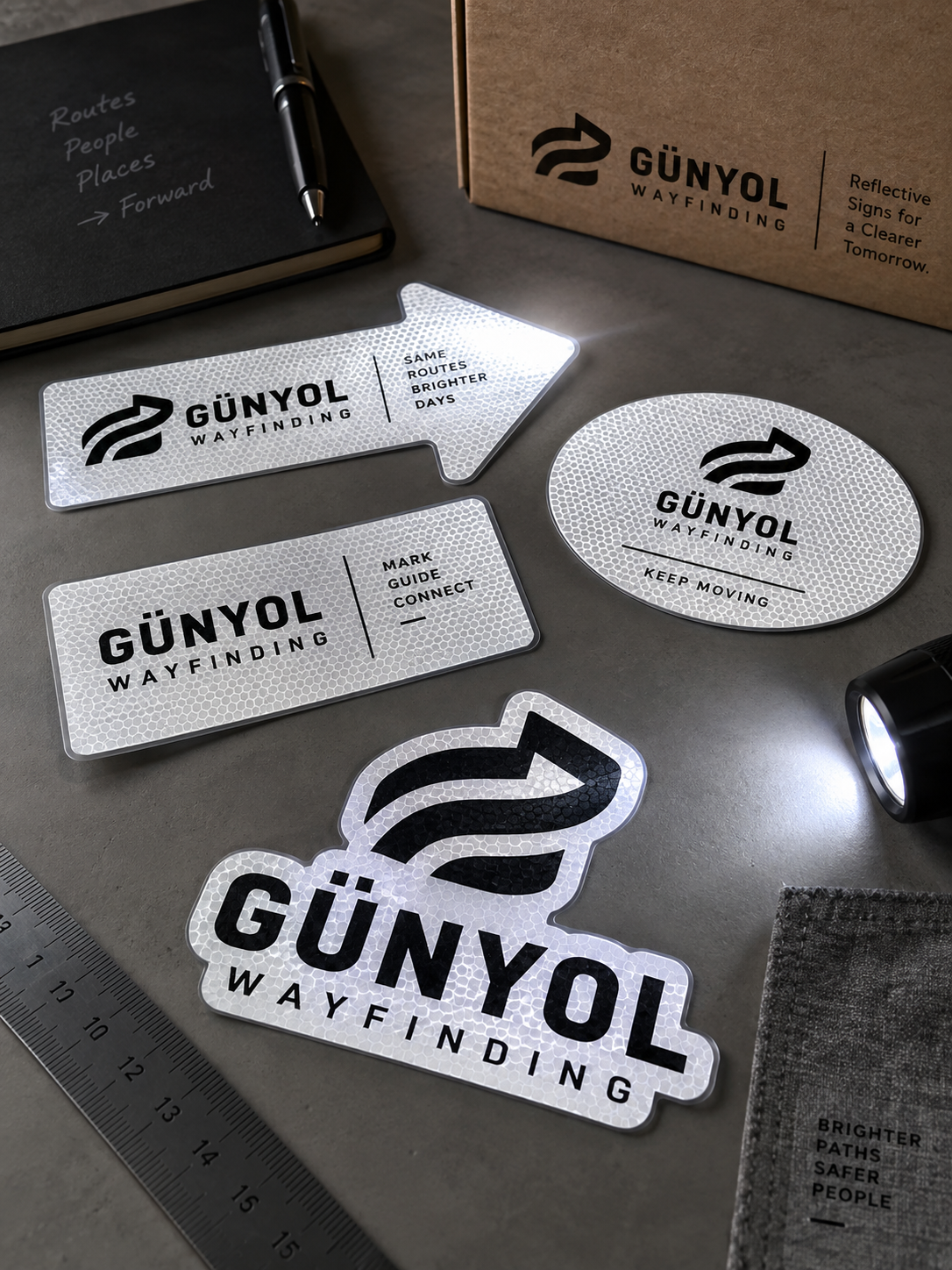 Reflektif Folyo Baskes Etiket – Kişiye Özel Yansıtıcı Sticker