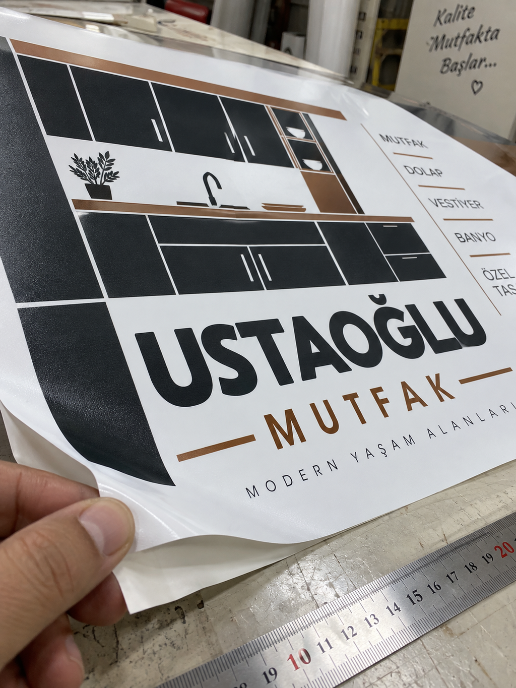 Opak Folyo Geniş Format Baskı – Kişiye Özel Folyo Baskı