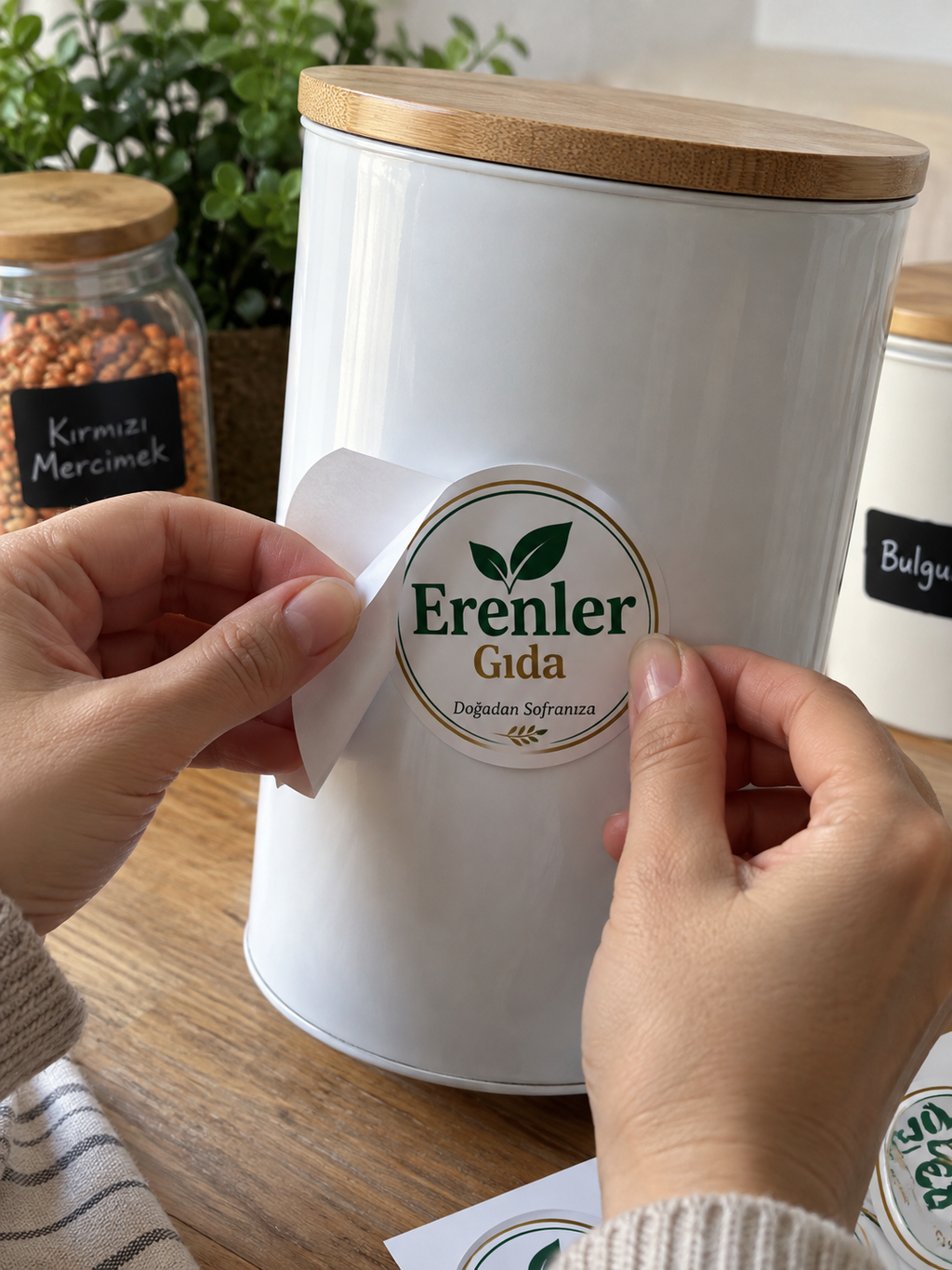 Opak Folyo Baskes Etiket – Kişiye Özel Sticker Baskı