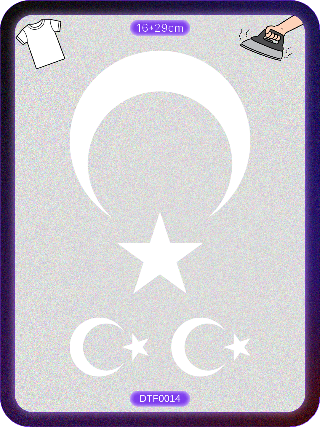 Türk Bayrağı 1 DTF Transfer Kağıdı A4 - Ütüyle Yapıştır Ürün ana görseli