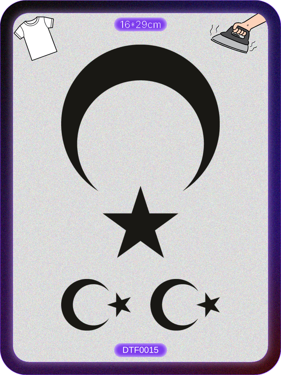 Türk Bayrağı 2 DTF Transfer Kağıdı A4 - Ütüyle Yapıştır Ürün ana görseli