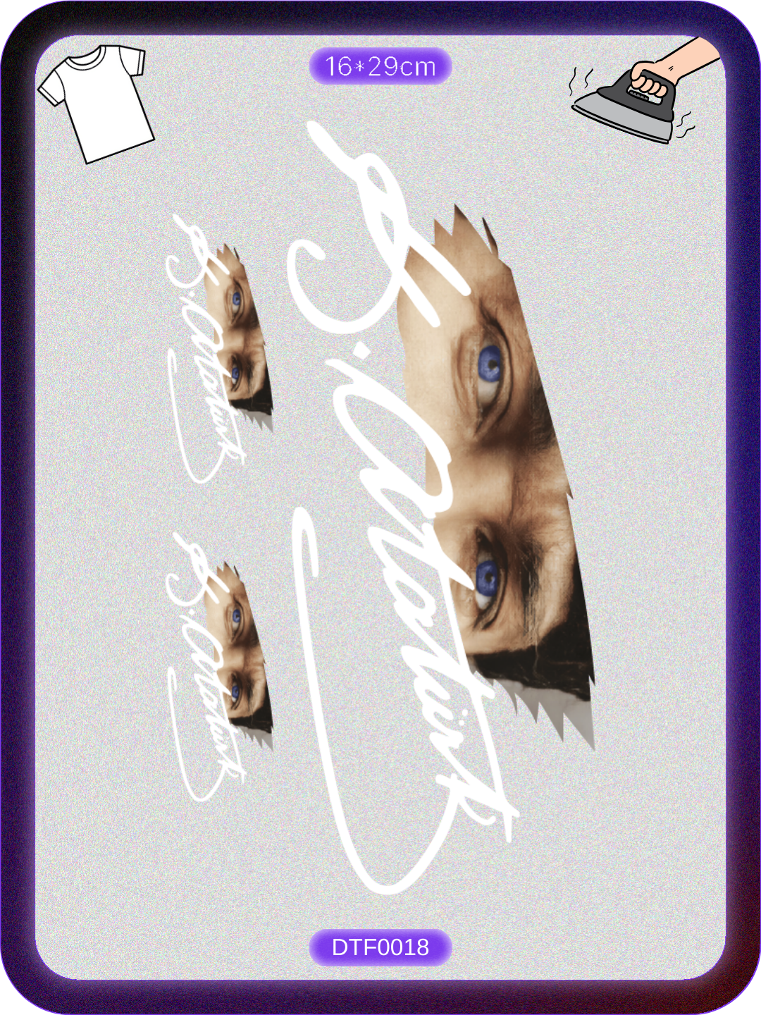 Atatürk 5 DTF Transfer Kağıdı A4 - Ütüyle Yapıştır Ürün ana görseli