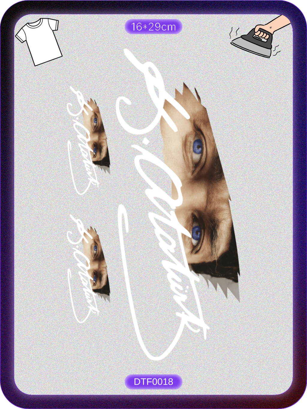 Atatürk 5 DTF Transfer Kağıdı A4 - Ütüyle Yapıştır