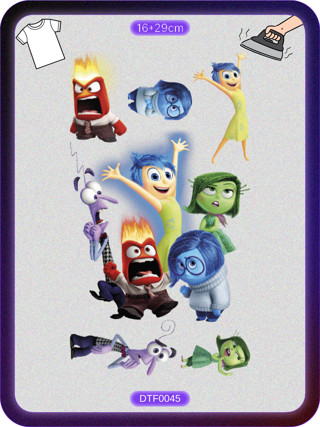 Ters Yüz 1 DTF Transfer Kağıdı A4 - Ütüyle Yapıştır