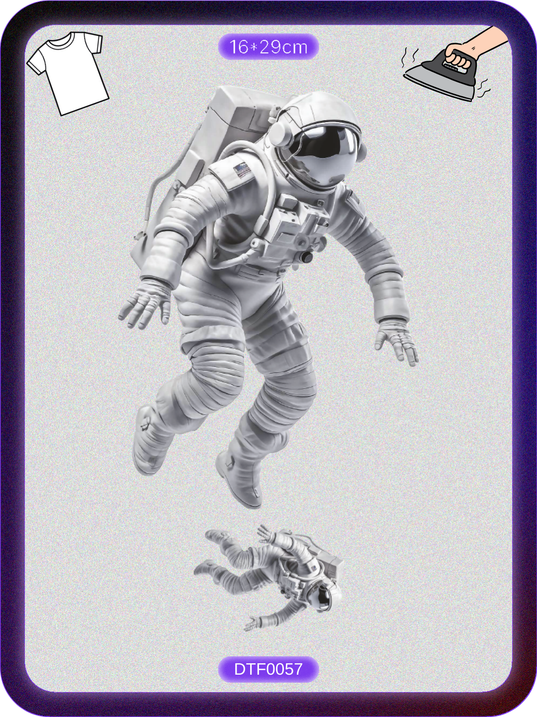 Astronot 4 DTF Transfer Kağıdı A4 - Ütüyle Yapıştır