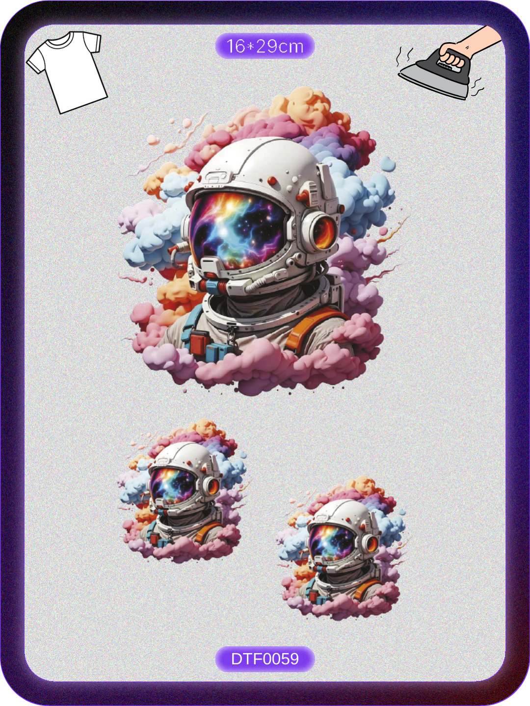 Astronot 5 DTF Transfer Kağıdı A4 - Ütüyle Yapıştır Ürün ana görseli
