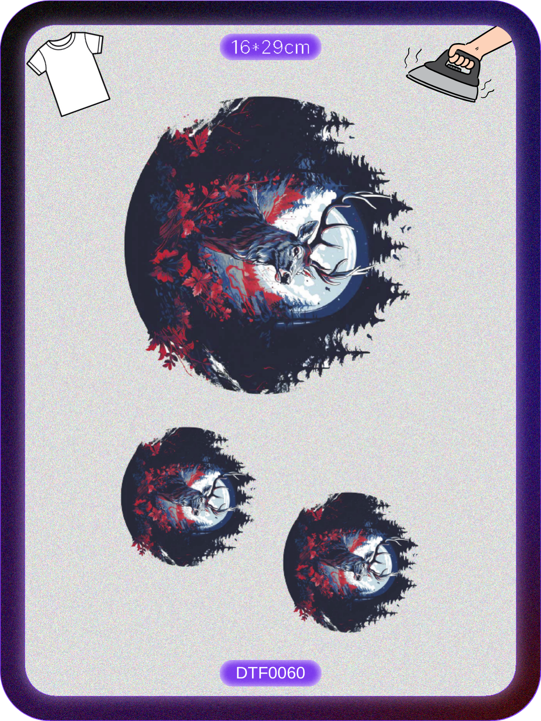 Geyik 1 DTF Transfer Kağıdı A4 - Ütüyle Yapıştır Ürün ana görseli