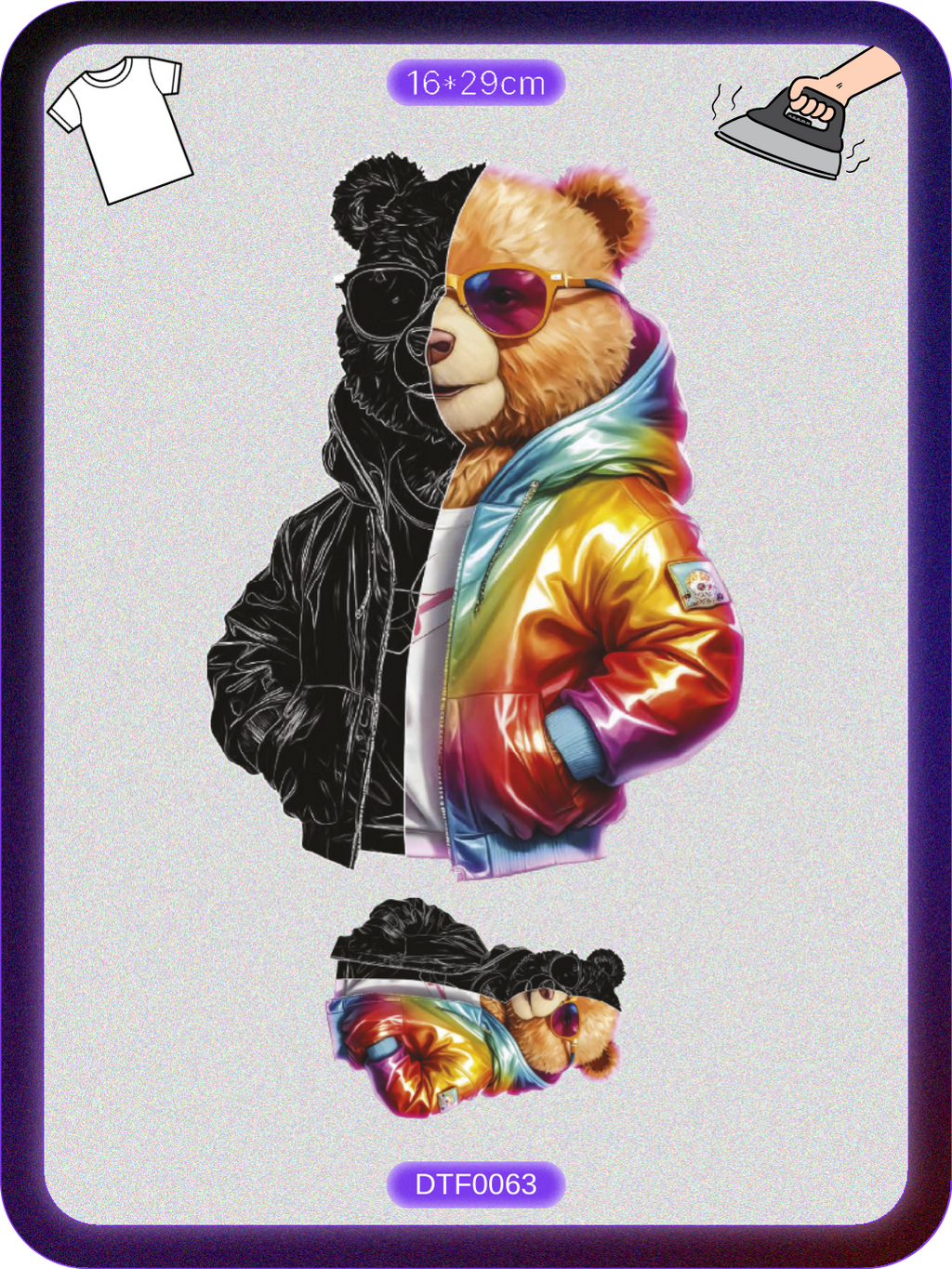 Teddy Ayıcık 2 DTF Transfer Kağıdı A4 - Ütüyle Yapıştır