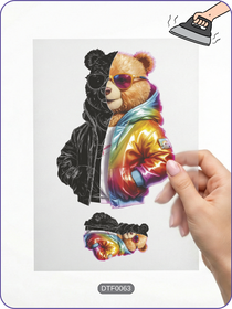 Teddy Bear 4 DTF Transfer Paper A4 - Iron-On