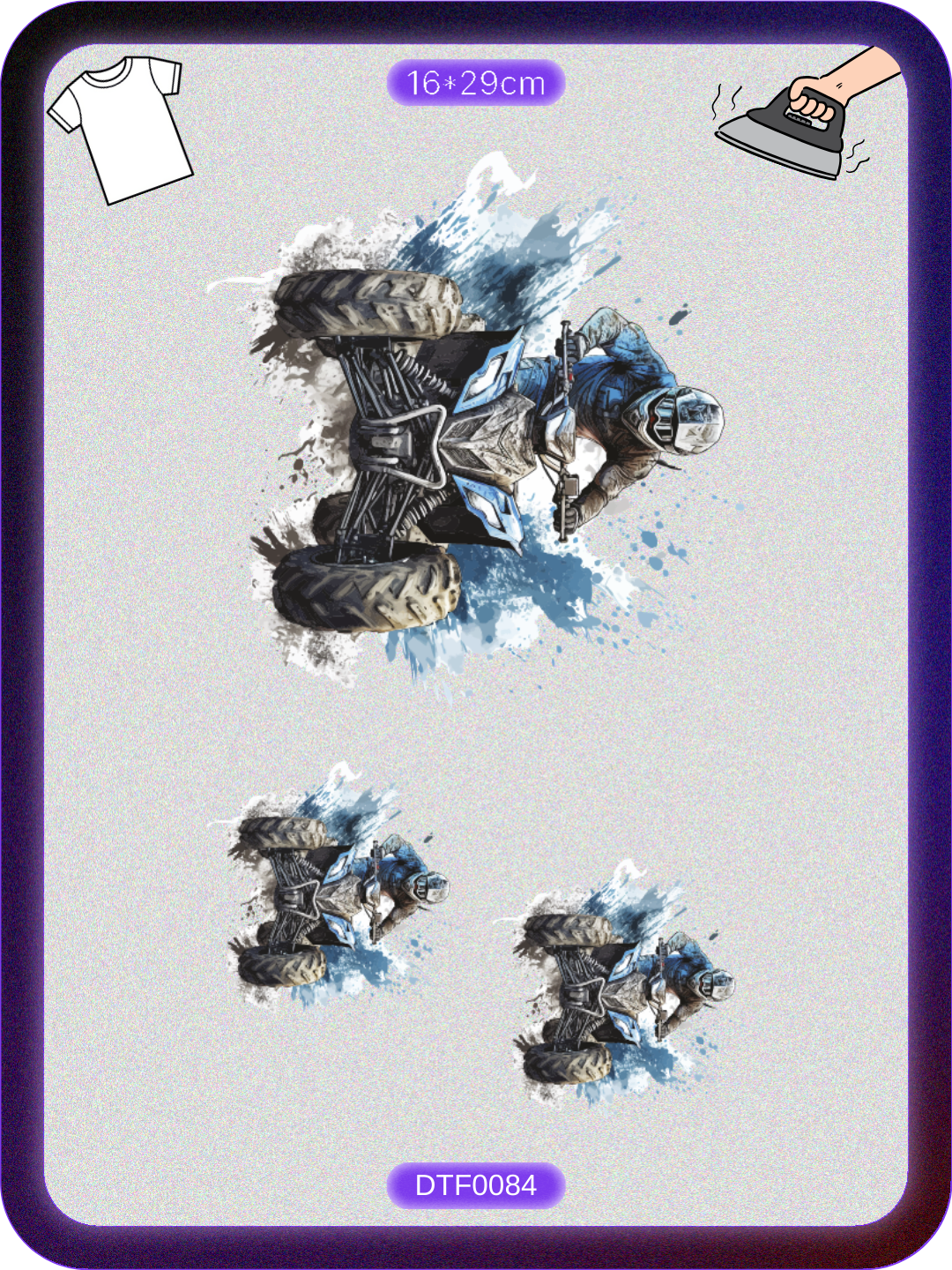 ATV 1 DTF Transfer Kağıdı A4 - Ütüyle Yapıştır