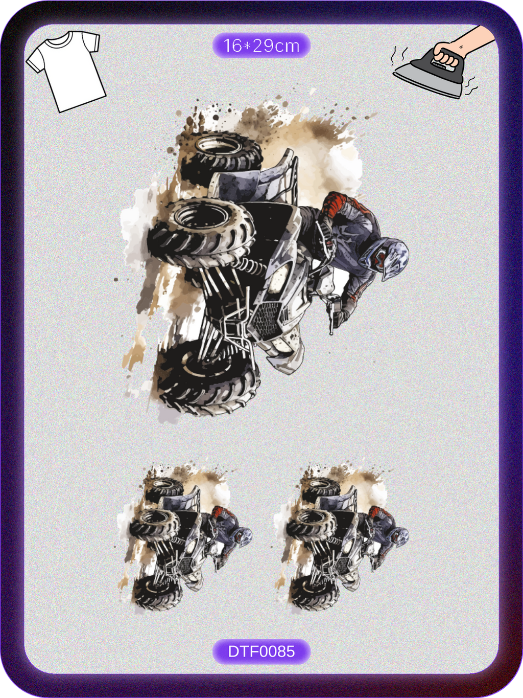 ATV 2 DTF Transfer Kağıdı A4 - Ütüyle Yapıştır