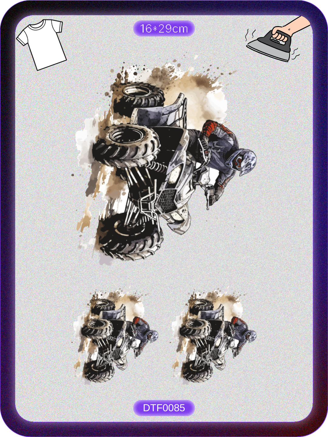 ATV 2 DTF Transfer Kağıdı A4 - Ütüyle Yapıştır