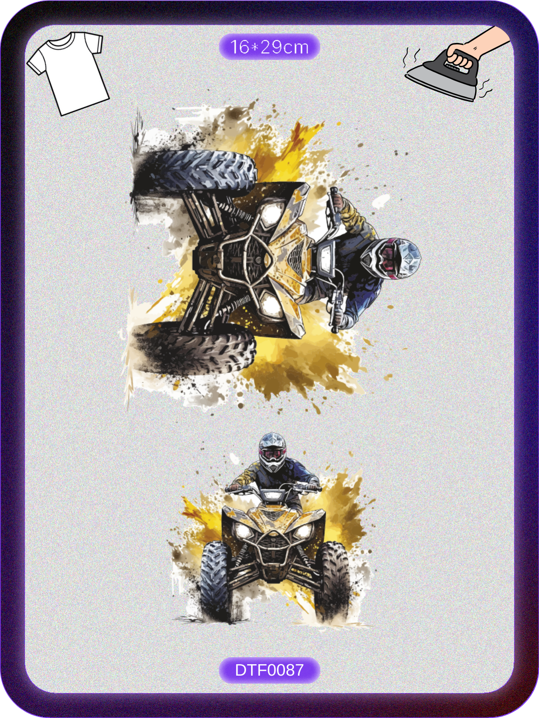 ATV 4 DTF Transfer Kağıdı A4 - Ütüyle Yapıştır Ürün ana görseli