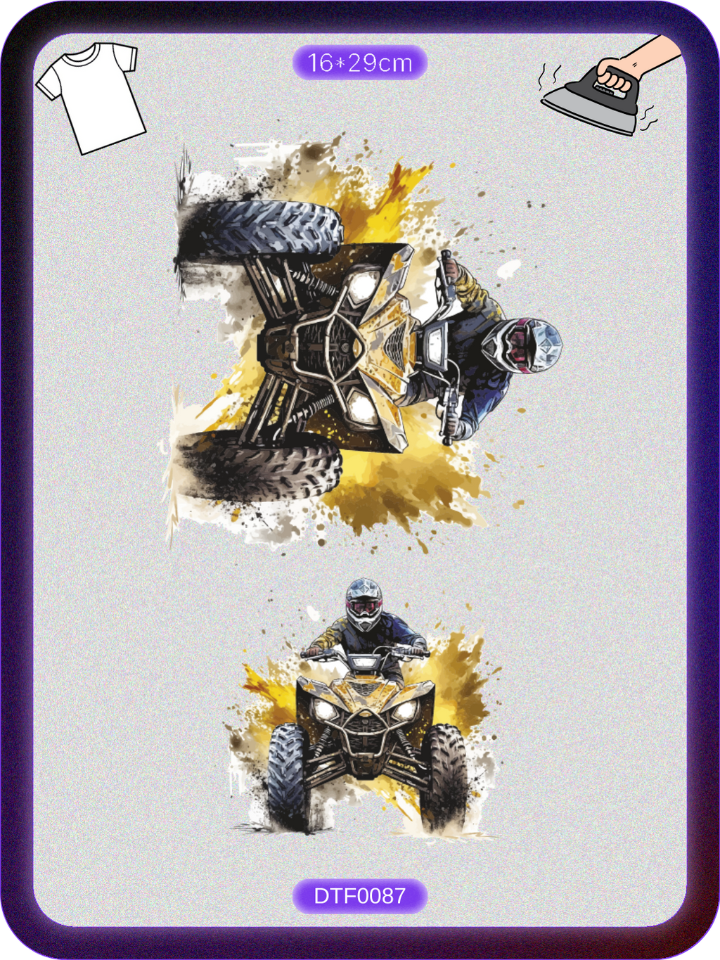 ATV 4 DTF Transfer Kağıdı A4 - Ütüyle Yapıştır