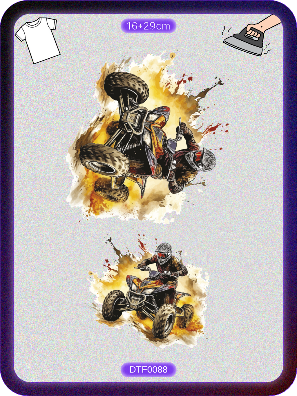 ATV 5 DTF Transfer Kağıdı A4 - Ütüyle Yapıştır