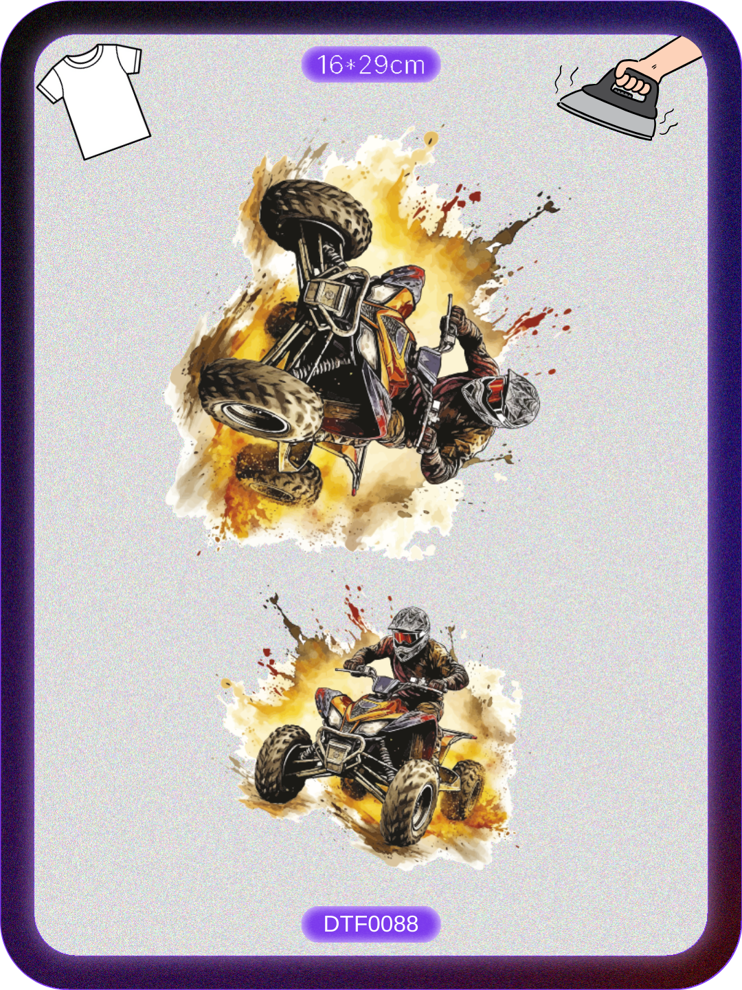 ATV 5 DTF Transfer Kağıdı A4 - Ütüyle Yapıştır