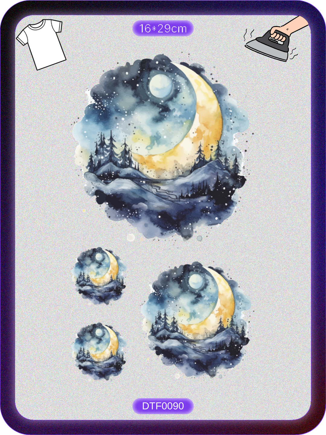 Ay 1 DTF Transfer Kağıdı A4 - Ütüyle Yapıştır Ürün ana görseli