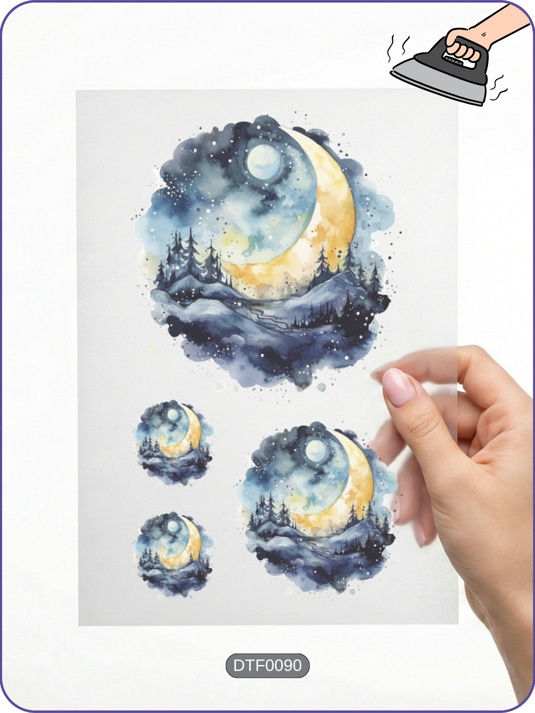 Ay 1 DTF Transfer Kağıdı A4 - Ütüyle Yapıştır Ürün ana görseli