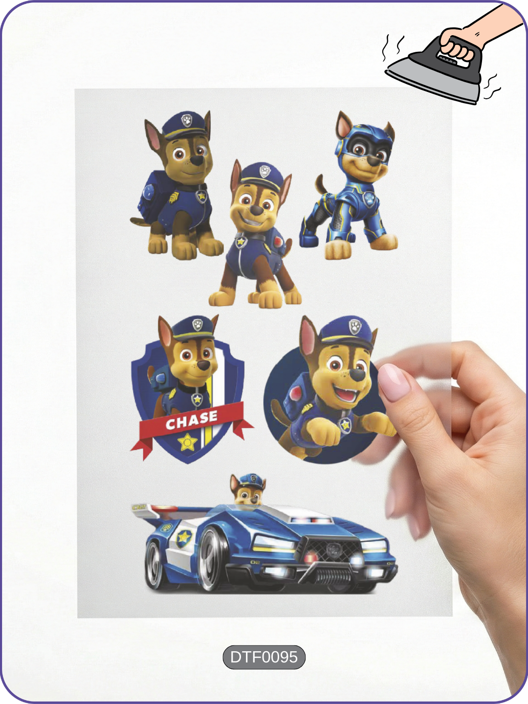Paw Patrol 1 DTF Transfer Paper A4 - Iron-On