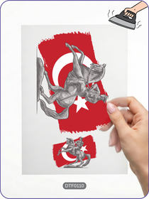 Atatürk 8 DTF Transfer Kağıdı A4 - Ütüyle Yapıştır