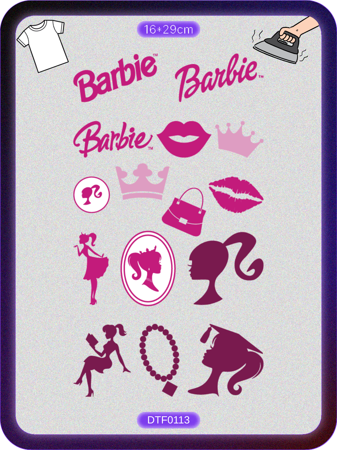 Barbie 1 DTF Transfer Kağıdı A4 - Ütüyle Yapıştır Ürün ana görseli