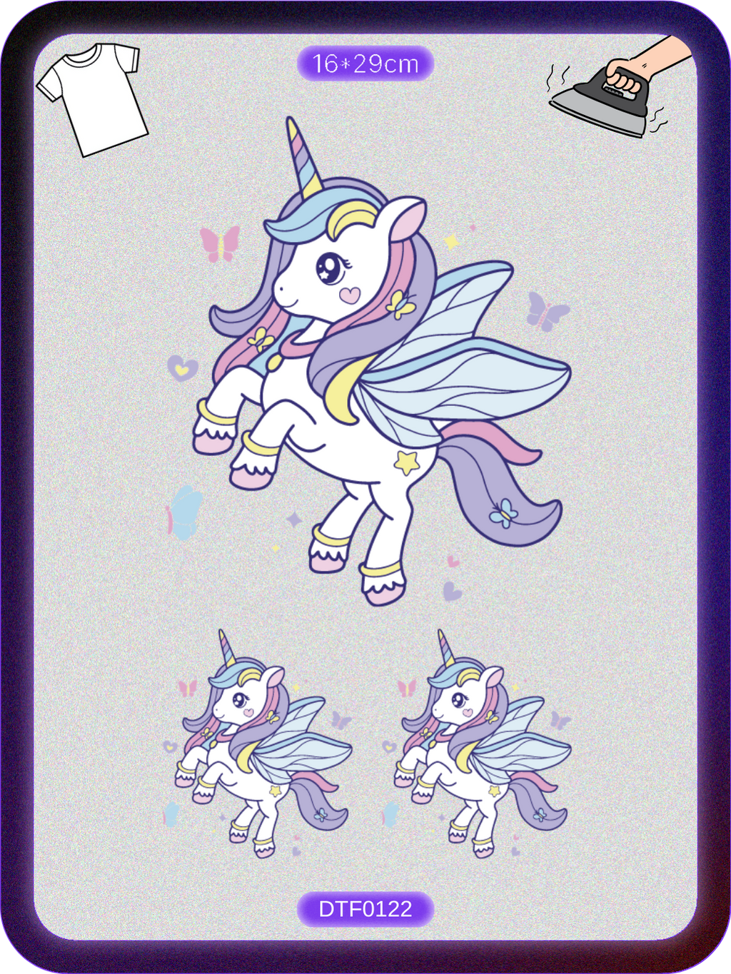 Unicorn 1 DTF Transfer Kağıdı A4 - Ütüyle Yapıştır