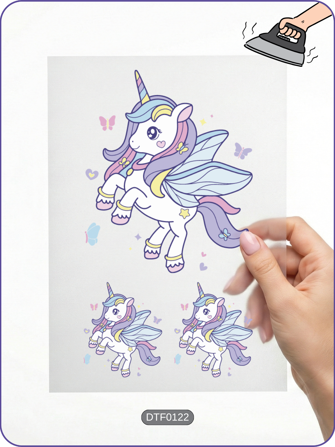 Unicorn 1 DTF Transfer Kağıdı A4 - Ütüyle Yapıştır Ürün ana görseli